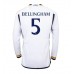 Günstige Real Madrid Jude Bellingham #5 Heim Fussballtrikot 2023-24 Langarm